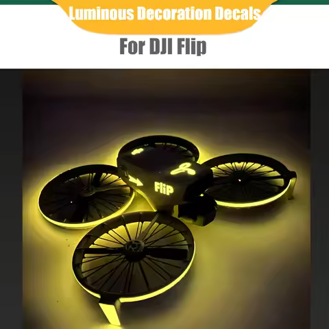 Colorful Luminous Stickers For DJI Flip Waterproof Night Flight Warning Luminous Stickers Drone Colo