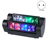 TECHCHIP-Mini Spider Light 8x3W RGBW LED Stage Beam Moving Lamp DJ Disco Nightclub Dance Wedding Bar