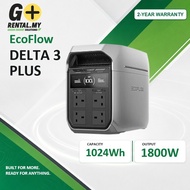 EcoFlow DELTA 3 Plus Portable Power Station | 1024Wh | 1800W Output | 2-Year Warranty