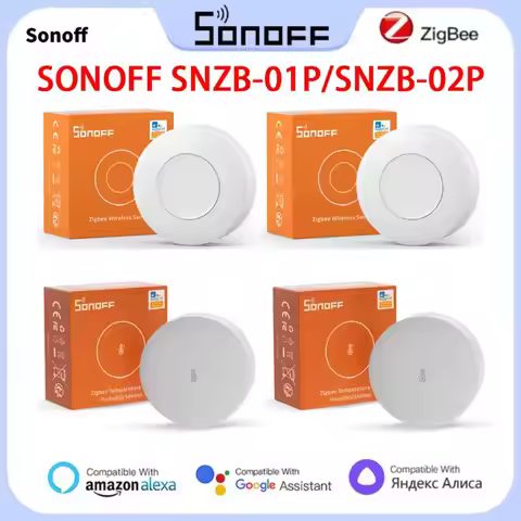 SONOFF SNZB-01P/SNZB-02P Zigbee Wireless Switch SNZB-01P Small Zigbee Wireless CR2477 Control Multip