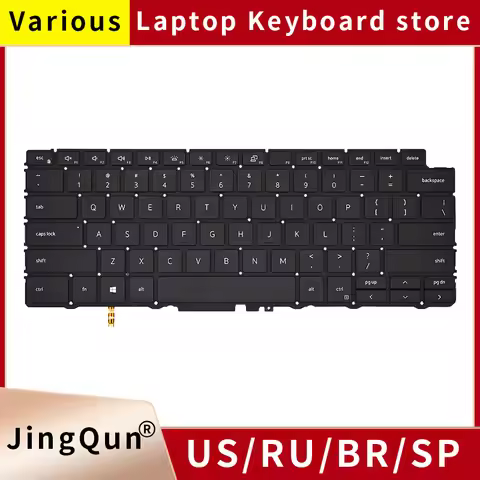 US Backlit Laptop Keyboard for Dell XPS 13 9310 2-in-1 7390 2 in 1 P103G NSK-ET2BC NSK-ET0BC 03PMXP 