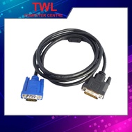 DVI 24+5 DVI-I To VGA 15 Pin Video Cable (1Y WARRANTY)
