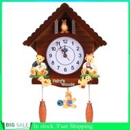 Bjiax Cuckoo Clock Tree House Wall Art Vintage Decoration For Home Authentic