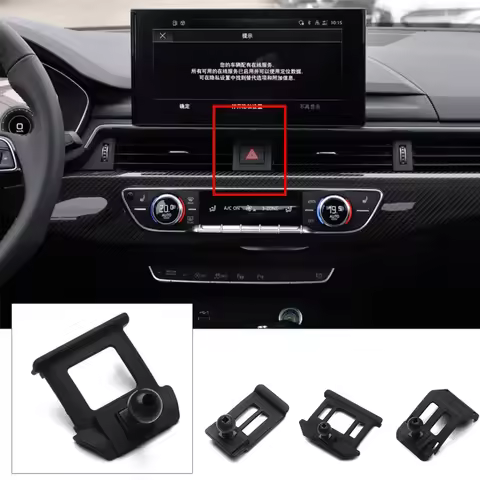 Dedicated Phone Stand Holders Base Collocation Mount Bracket for Audi A1 A3 A4 A5 A6 Q3 Q5 Q7 Q5 A4L