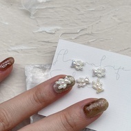 Raw Flower Studio | Pearl Bear, One Set 5 Pieces, Manicure Accessories, Pearl Bear, Jewelry, One Set