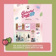 IVE 2025 SEASON’S GREETINGS COLOURFUL DAYS WITH IVE SG 專輯 周邊 小卡 代購
