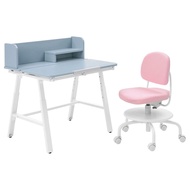 IKEA 兒童升降書桌  + IKEA 粉紅色人體工學轉椅