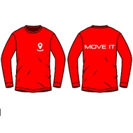 ♞Move It Long Sleeve Drifit uniform shirt