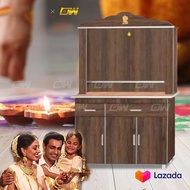 Ready-Fixed Sri Sundararaja Perumal Indian Altar Prayers Cabinet / Hindu Prayer Cabinet / Cabinet Sembayang India / Pooja Altar Cabinet L1200MM X W400MM X H1900MM