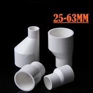 3Pcs Reducing Socket PVC Tube Pipe Fitting PVC Water Pipe Connector Eccentric Off Center Coupling Re