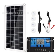 Solar battery power supply solar panel20W Flexible Polycrystalline Solar Panel Controller Battery Ch