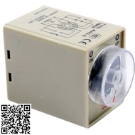 Timer AH3-3 điện áp 220VAC loại 8 chân tròn rơ le thời gian tặng kèm chân đế PF083A