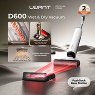 UWANT D600 Wet Dry Vacuum | 100°C Hot Wash and Drying | Push-In Base | Anti-Tangle | 23,000Pa Suctio