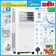 Midea Portable Aircond 1.0hp-MPF-09CRN1 |  1.5hp-MPF-12CRN1 | 1.0hp-MPH-09CRN1 Wireless Remote Contr