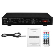 Sunbuck 5.1 Channel 2200W 5.1 บลูทูธ 5 แชนแนลเพาเวอร์แอมพลิฟายเออร์ไฮไฟลำโพงสเตอริโอแอมพลิฟายเออร์ 2