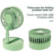 Portable Rechargeable LED Light 360 Adjust Mini Fan USB Charging Mini Desk Clip Fan