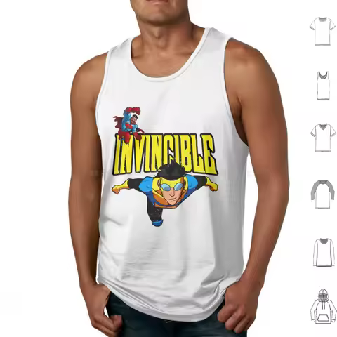 Invincible Tank Tops Print Cotton Invincible Invincible Show Invincible Comic Omni Man Omniman Atom 