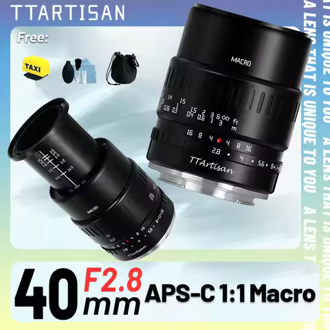 TTArtisan 40mm F2.8 APS-C Macro Lens Manual Focus for SONY E FUJI XF Canon M Panasonic Olympus M4/3 