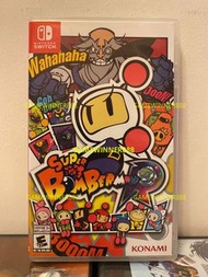 《居家抗疫必備》（中古二手）Switch NS遊戲 炸彈人 超級炸彈人R SUPER BOMBERMAN R / SUPER BOMBER MAN 美版中英日文版 （可1-8人遊戲 派對遊戲 多人遊戲 Party Game）