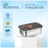 18000ml stainless steel food storage box with spill-proof silicone seal to keep fresh, convenient an