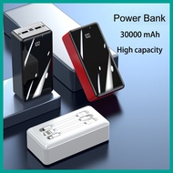 Large capacity wired quick charger 30000mAh power bank high quality portable 30000mAh mobile power s