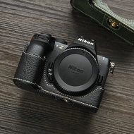 Nikon Z50II Camera Leather Protective Cover Base Half Set Z5ZF Z50 Z30 Z72 ZFC British Style Digital
