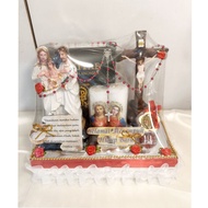 White Lace Catholic Wedding Package - Catholic Wedding Package - Catholic Wedding Gift - Catholic We