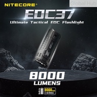 GlobalHubNITECORE EDC37 Ultimate Tactical EDC Flashight 8000 Lumens 18W USB-C Rechargeable Troch Lig