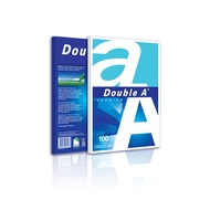 DOUBLE A กระดาษถ่ายเอกสาร สีขาว ขนาด A4 80 แกรม 100 แผ่น