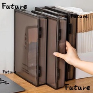 FUTURE Certificate Storage Box, Plastic Transparent A4 File Box, Durable A4 Multifunctional Dustproo