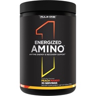 Rule 1 Energized Amino – Anytime Energy and Recovery Support with BCAAs, Glutamine, Citrulline, Beta