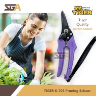 Tiger K-706 7-1/2" Stainless Steel Branch Scissors Pruning Pruner Shear GUNTING BUNGA