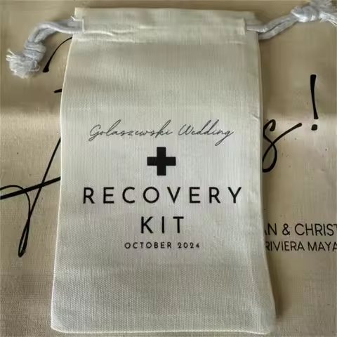 25 Pcs Wedding Guest Recovery, Wedding Recovery Kit, Wedding Hangover Kits, Wedding Hangover Kit Bag