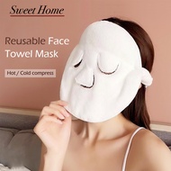 Reusable Face Towel Mask Spa Facial Towels Cold Hot Compress Facial Steamer for Anti Aging Moisturizing Beauty Skin Care