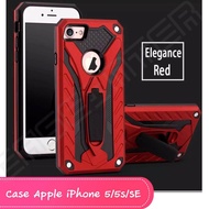 Case iPhone 5 / 5S / SE เคสไอโฟนห้า เคสนิ่ม TPU เคสหุ่นยนต์ เคสไฮบริด มีขาตั้ง เคสกันกระแทก สินค้าใหม่ TPU CASE