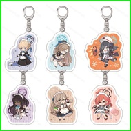 YB1 Blue Archive Kuromi Serika Takanashi Hoshino acylic key holder keychain bag pendant