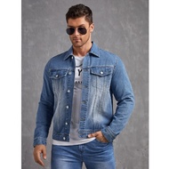 Jacket S-4XL Men Denim Jeans Jacket Men Clothes Cowboy Male Jacket Jaket Denim Lelaki Men Jeans Oute