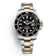 Rolex Rolex Submariner Men's Watch Black Water Ghost Gold Stainless Steel Mechanical Watch Men's Rear Accessory Aluminum Ring 16613