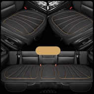 Universal 3Pcs Car Seat Cover PU Leather Seat Cushion Kusyen Kereta 5 Seats Cover Fits Myvi Axia Bez