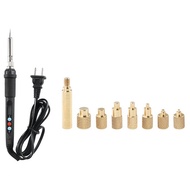 Heat Set Insert Soldering Iron Tip M2-M8 Brass Hot Melt Inset Nut Embedded Thread Insertion Kit for 