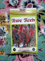 Cabe Awe Aceh 10 Gram - Benih Cabe Merah Keriting Awe Aceh - Bibit