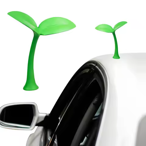 Motorcycle Helmets Devil Small Tentacles 3D Small Sapling Car Roof Ornament Bean Sprout Devil Horn F