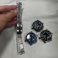 20mm strap For Rolex GMT Master daytona Silver Glide Lock Clasp Wrist Watch Band Strap Bracelet Jubi