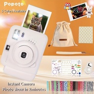 Popopoto Polaroid Camera Student Party Gift Photo Travel Portable Package Including Polaroid Photo P