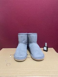 東京購入無印良品muji 文青女孩必備款百搭淺灰色短筒雪靴 （尺寸23-23.5公分，低於5 折出售）