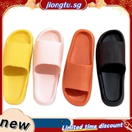 UTUNE 4.5CM Thick Sole Slippers for Men Soft Platform Home Shoes Men Outdoor Summer EVA Non-slip