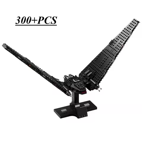 Hot Toys Spaceship Star Battle Kylo Ren's Command Shuttle Model Building Block Brick Compatible 7540