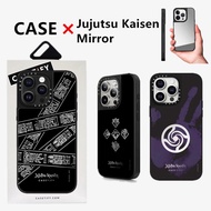 CaseTifg Jujutsu Kaisen Pattern High Quality Mirror Phone Case With Box For iPhone 16 15 14 11 12 13