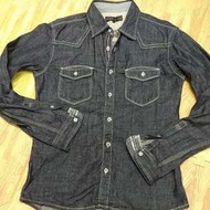 monsieur nicole japan denim Indigo Shirt Mujj Hare Beams 牛仔 日本