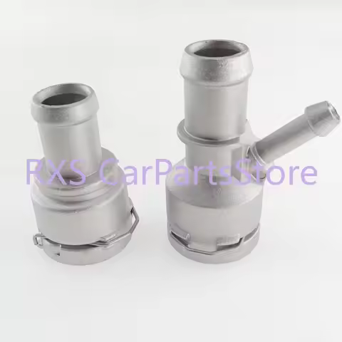 2pcs 3B0122291B 1K0122291C Aluminum Heater Coolant Hose Flange Coolant Heater Hose Connector for VW 